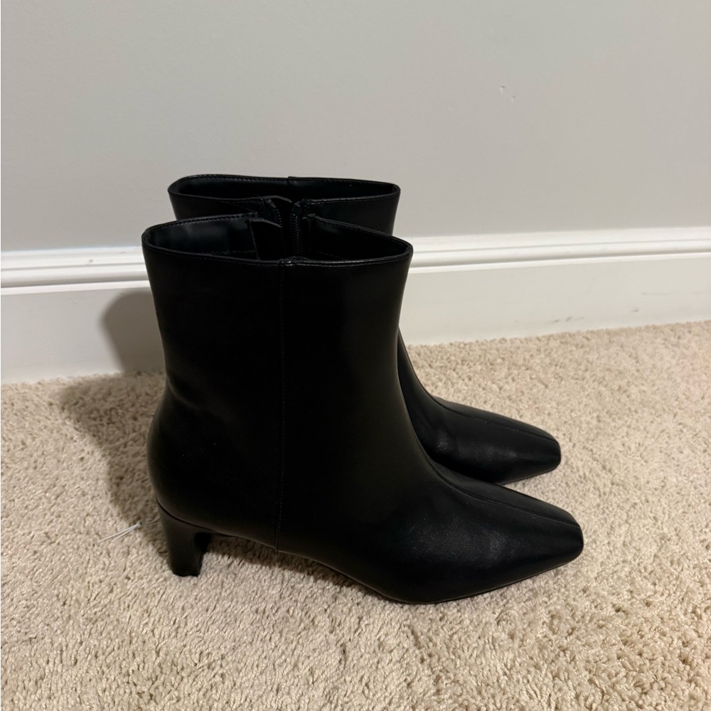 a new day Black Ankle Booties